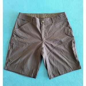 Kuhl Renegade Shorts Men’s 36 Dark Gray Nylon Stretch Hiking 11" Inseam 5121